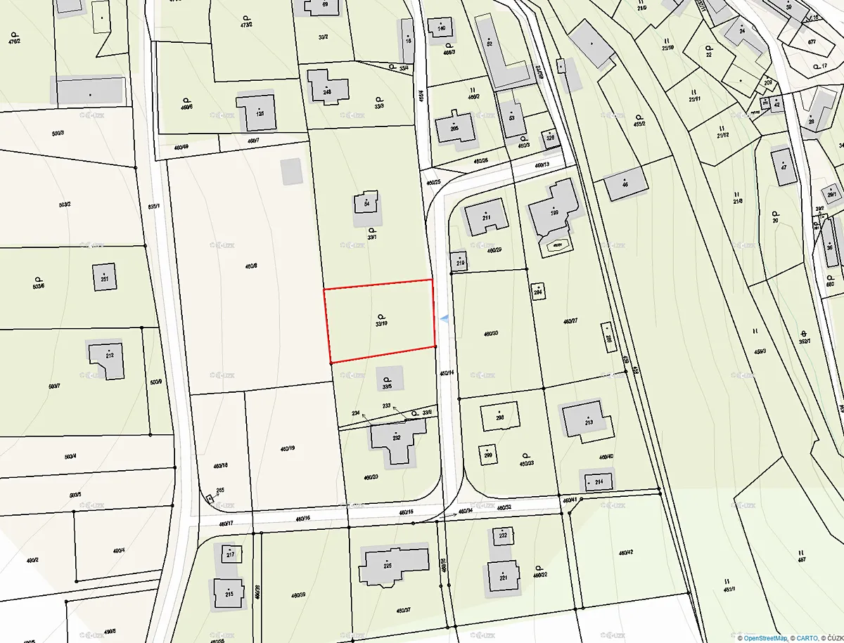 Prodej stavebního pozemku 1110 m²